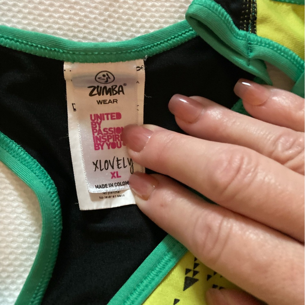Zumba®️ vintage V bra Size XL - Picture 3 of 4